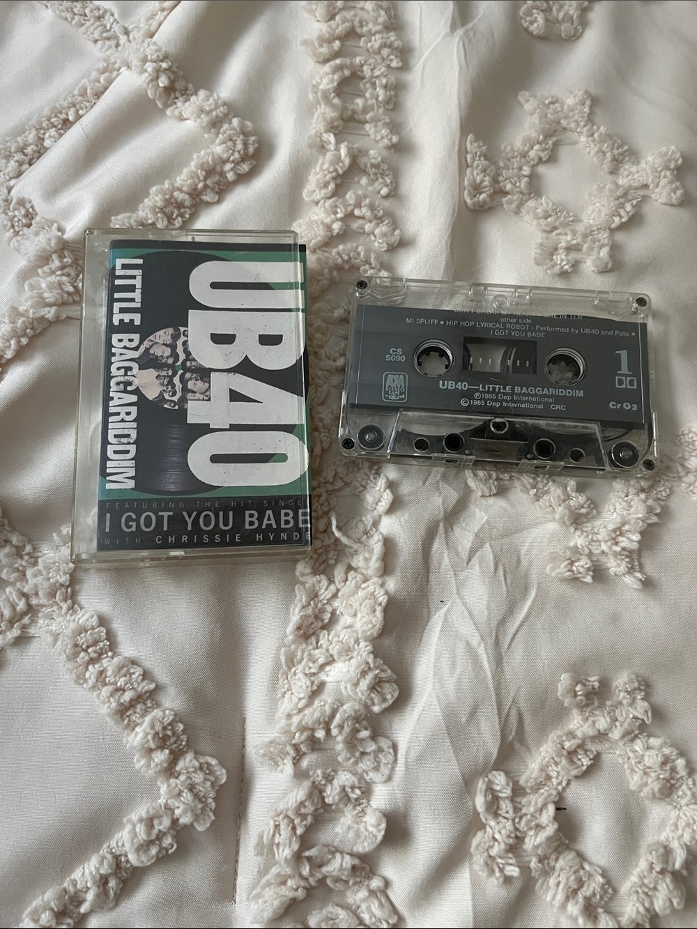 UB40 Little Baggariddim Cassette Tape - Clear/Gray